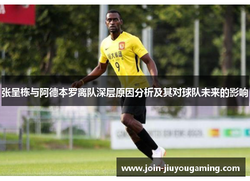 张呈栋与阿德本罗离队深层原因分析及其对球队未来的影响