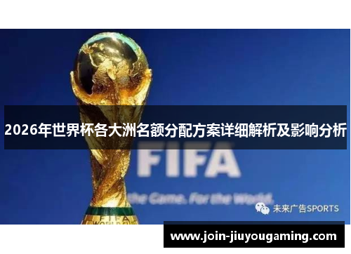 2026年世界杯各大洲名额分配方案详细解析及影响分析